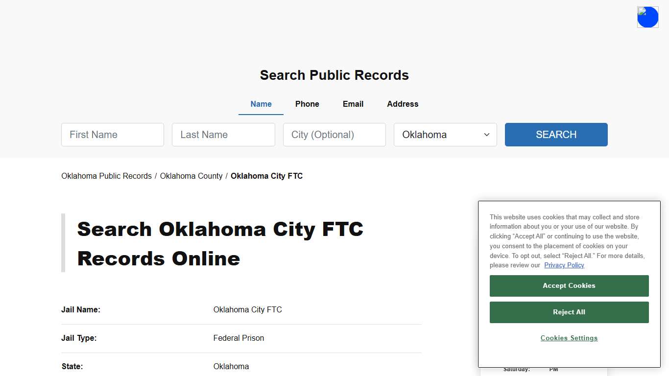 Oklahoma City FTC - Oklahoma - Oklahoma - TPI